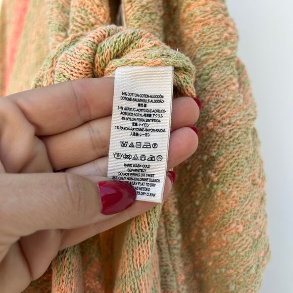 New Free People Berkeley Tunic Hooded Crochet Knit Cover-Up Sweater Small - Picture 13 of 13